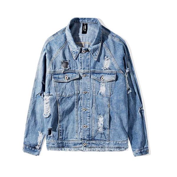 kiovno men's ripped destroyed jackets coats washed hip hop oversized baggy jeans jackets male streetwear, Black;brown
kiovno men's ripped destroyed jackets coats washed hip hop oversized baggy jeans jackets male streetwear, Black;brown