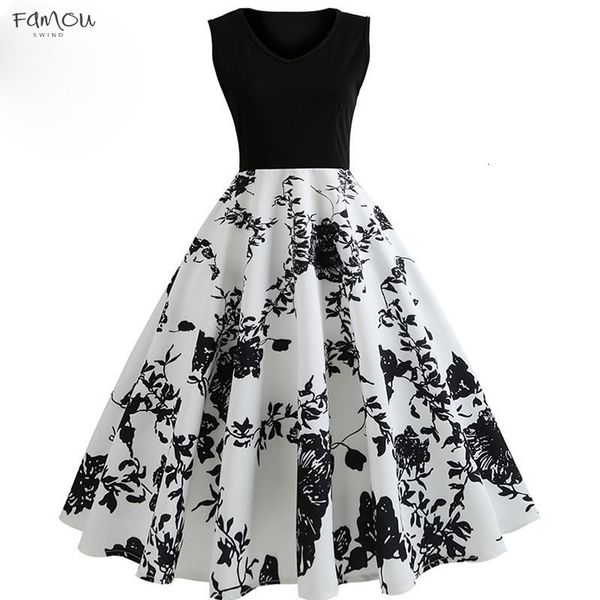 Hepburn Sexy Summer Dress Women Floral Print Patchwork Vintage Dress Neck 50S Elegant Party Dresses Plus Size Sundress
Hepburn Sexy Summer Dress Women Floral Print Patchwork Vintage Dress Neck 50S Elegant Party Dresses Plus Size Sundress