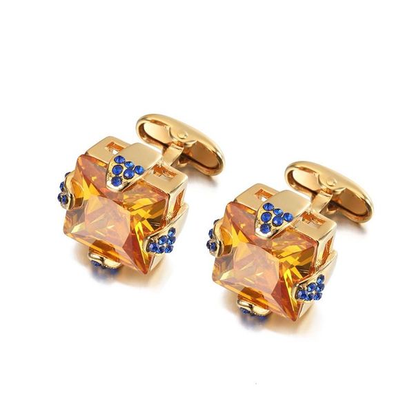JIN&JU Gold Color Cufflinks Blue Crystal Shirt Cuff links For Mens Suits Shirt High Quality Cuff Cufflinks Wedding
JIN&JU Gold Color Cufflinks Blue Crystal Shirt Cuff links For Mens Suits Shirt High Quality Cuff Cufflinks Wedding