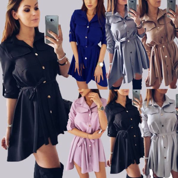 2017 new women choker v neck long t-shirt ladies casual party mini dress size s-xl, Black;gray
2017 new women choker v neck long t-shirt ladies casual party mini dress size s-xl, Black;gray