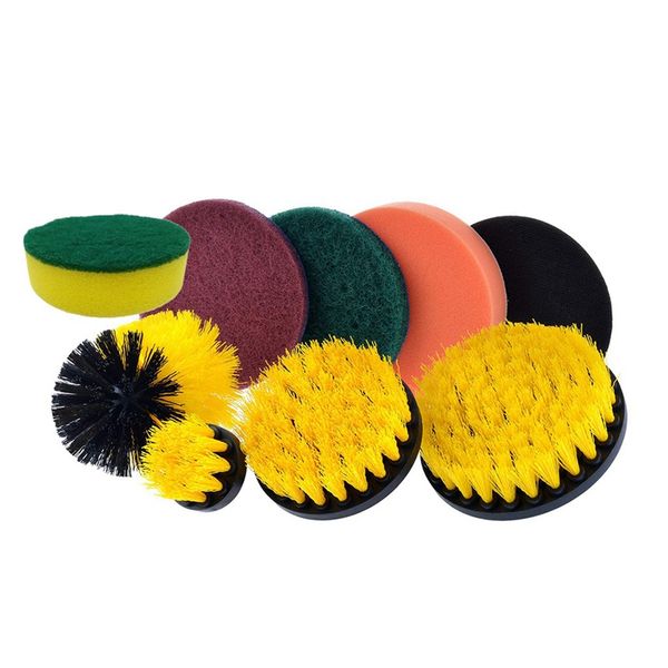 9pcs electric drill brushes power scrubber cleaning kit all purpose cleaner include 4 drill brushes+5pcs sponge pads
9pcs electric drill brushes power scrubber cleaning kit all purpose cleaner include 4 drill brushes+5pcs sponge pads
