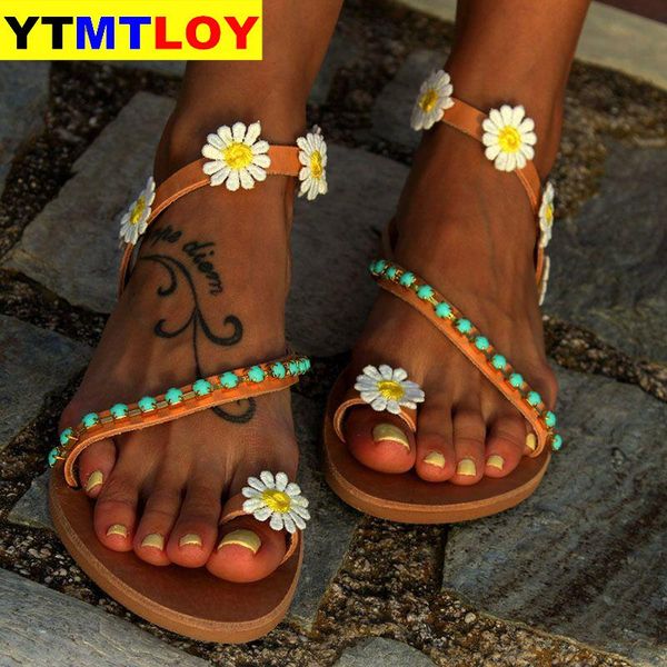 women bohemia flower flat summer sandals shoes slippers ladies girls gladiator sandals pearl shoes sandalias mujer flip flop 43, Black
women bohemia flower flat summer sandals shoes slippers ladies girls gladiator sandals pearl shoes sandalias mujer flip flop 43, Black