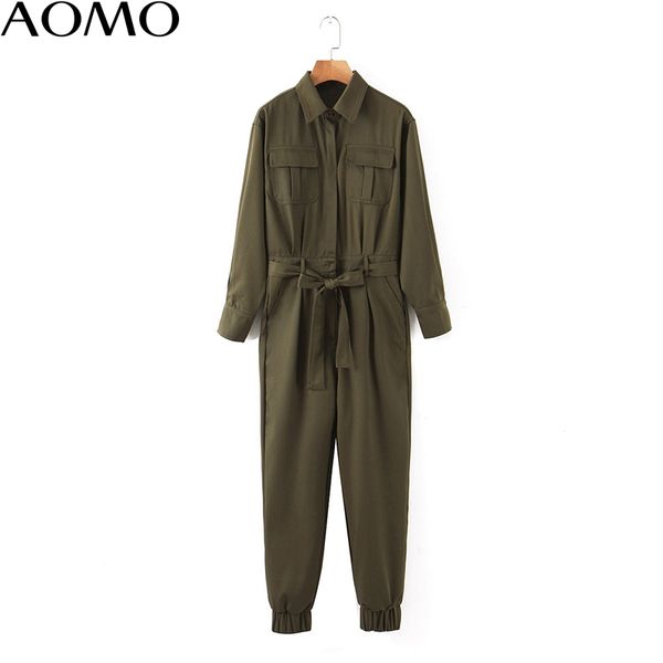 aomo casual women amy green long jumpsuit with slash long sleeve pocket female casual jumpsuit sl240a, Black;white
aomo casual women amy green long jumpsuit with slash long sleeve pocket female casual jumpsuit sl240a, Black;white