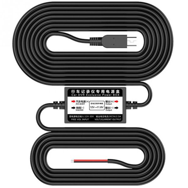 dc 5v 2.5a buck line for 24 hours parking monitoring car camera radar detector car dvr camera cable length 3.2m accessories
dc 5v 2.5a buck line for 24 hours parking monitoring car camera radar detector car dvr camera cable length 3.2m accessories