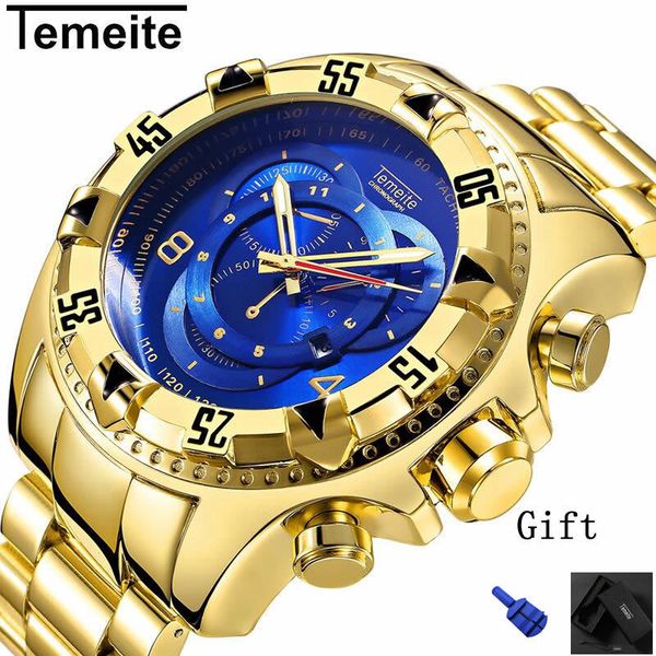 mens big dial watches luxury gold 316l stainless steel quartz men's wristwatches waterproof creative temeite brand man watch c19041601, Slivery;brown
mens big dial watches luxury gold 316l stainless steel quartz men's wristwatches waterproof creative temeite brand man watch c19041601, Slivery;brown