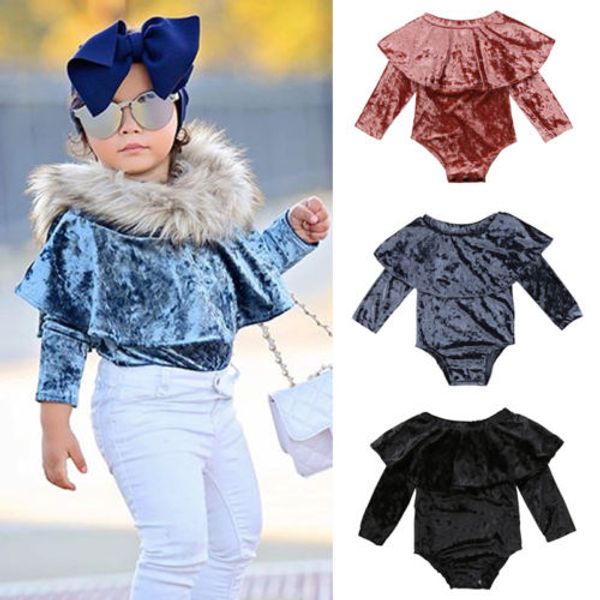 infant baby kid girl long nylon velvet bodysuit jumpsuit doll collar solid off shoulder playsuit clothes outfit, Blue
infant baby kid girl long nylon velvet bodysuit jumpsuit doll collar solid off shoulder playsuit clothes outfit, Blue