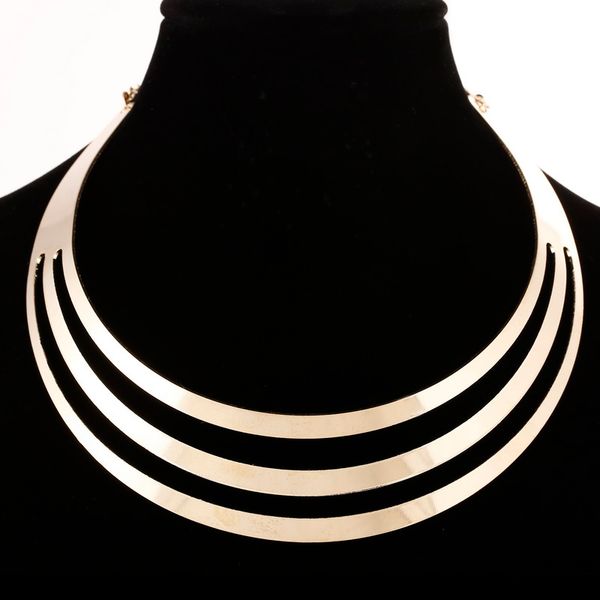 women fashion multilayer punk necklace charm gold silver plated luxury choker torques necklace delicate european jewelry
women fashion multilayer punk necklace charm gold silver plated luxury choker torques necklace delicate european jewelry
