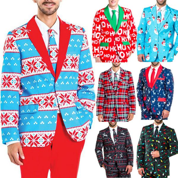 hirigin men's novelty print christmas blazers jacket tie festival funny man casual blazers xmas party clothes m-2xl, White;black
hirigin men's novelty print christmas blazers jacket tie festival funny man casual blazers xmas party clothes m-2xl, White;black