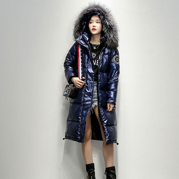 raccoon fur collar winter down coats women 2019 long jackets fashion bright hooded parka down jacket female outerwear warm, Black
raccoon fur collar winter down coats women 2019 long jackets fashion bright hooded parka down jacket female outerwear warm, Black