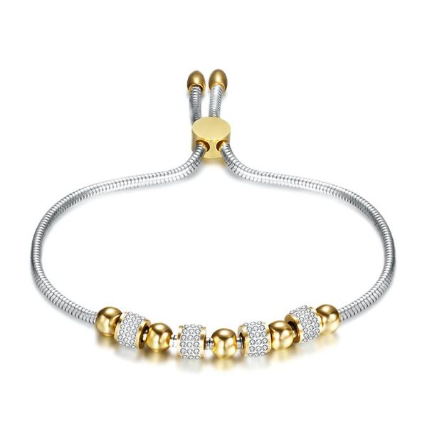 charm bracelets adjustable beaded women fashion cz bracelet for female hand bangles strand jewelry, Golden;silver
charm bracelets adjustable beaded women fashion cz bracelet for female hand bangles strand jewelry, Golden;silver