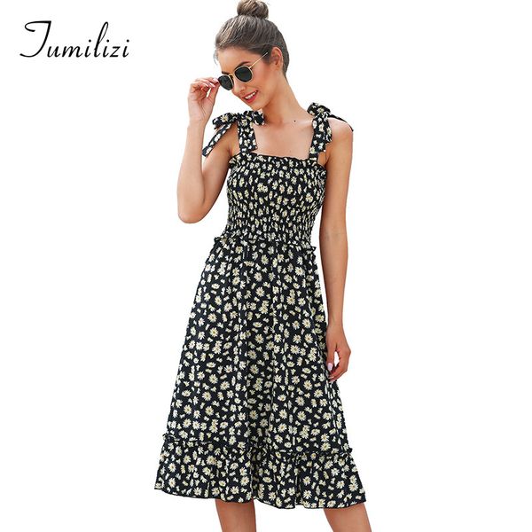 2020 summer dresses casual clothes for women ruffle tweed sun spaghetti strap dress women's floral vestido bandage robe femme, Black;gray
2020 summer dresses casual clothes for women ruffle tweed sun spaghetti strap dress women's floral vestido bandage robe femme, Black;gray