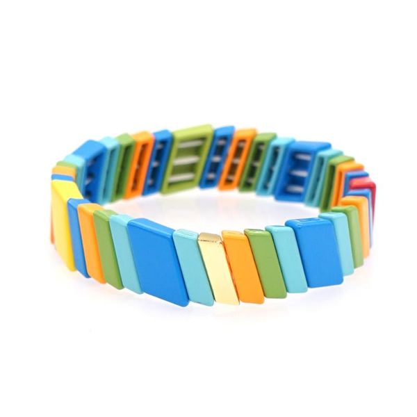 shinus bracelets enamel tile beads bracelet for women armband jewelry femme boho pulseras mujer multicolor elastic string, Golden;silver
shinus bracelets enamel tile beads bracelet for women armband jewelry femme boho pulseras mujer multicolor elastic string, Golden;silver