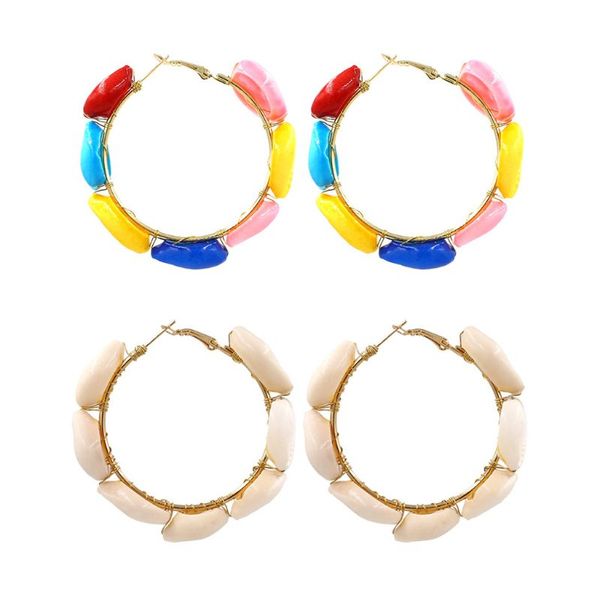 candy color shell earrings handmade diy personality joker earrings for girls, Golden;silver
candy color shell earrings handmade diy personality joker earrings for girls, Golden;silver