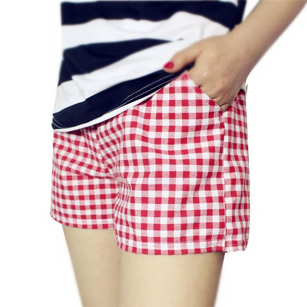 women's shorts plus size 3xl 4xl elastic waist women 2021 summer cotton and linen plaid lace up short femme casual pants c3288, White;black
women's shorts plus size 3xl 4xl elastic waist women 2021 summer cotton and linen plaid lace up short femme casual pants c3288, White;black
