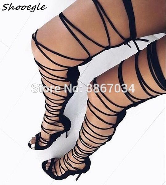 shooegle summer celebrity gladiator sandals botas women high heeled lace up sandal booties cross tied open toe ladies shoes, Black
shooegle summer celebrity gladiator sandals botas women high heeled lace up sandal booties cross tied open toe ladies shoes, Black