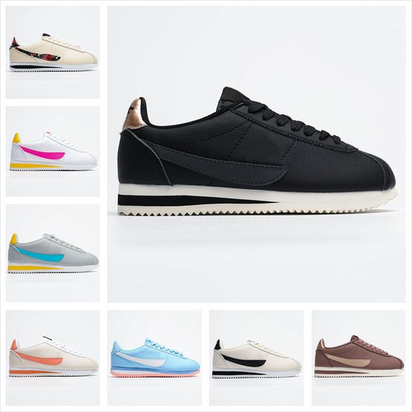 2020 new classic cortez leather classic retro running shoes beige blue brown white black men women casual sports shoes 36-45, White;red
2020 new classic cortez leather classic retro running shoes beige blue brown white black men women casual sports shoes 36-45, White;red