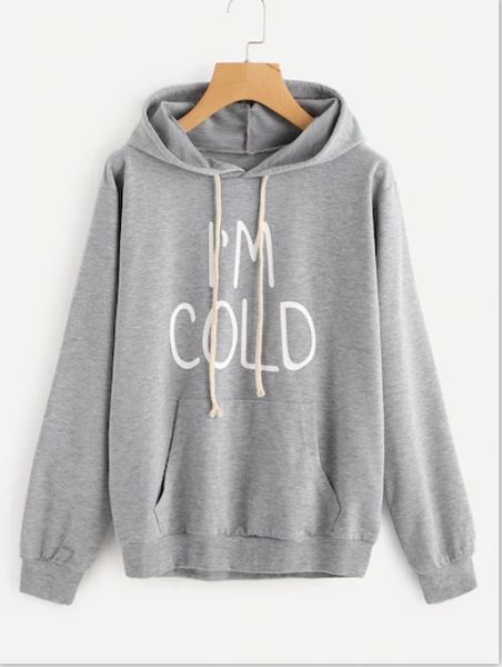 i'm cold women crewneck cotton long sleeve sweatshirt letter printed hoodies clothing drop shipping autumn shirt, Black
i'm cold women crewneck cotton long sleeve sweatshirt letter printed hoodies clothing drop shipping autumn shirt, Black