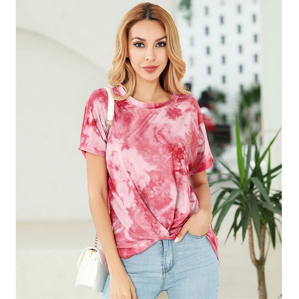 женщины tie-краситель цвет tshirt передняя twist шею с коротким рукавом рубашки летние женские тенниски девушки hip hop top сыпучие тройнико, White
женщины tie-краситель цвет tshirt передняя twist шею с коротким рукавом рубашки летние женские тенниски девушки hip hop top сыпучие тройнико, White
