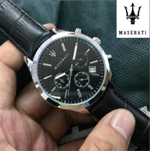 hk duty shop original maserati brand dial diameter 42 mm chronograph water resistant motor sports men leather quartz watch, Slivery;brown
hk duty shop original maserati brand dial diameter 42 mm chronograph water resistant motor sports men leather quartz watch, Slivery;brown