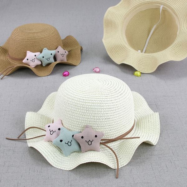 new little stars ruffled children straw hat baby summer outdoor sun hat toddlers cartoon ripple edge cap, Yellow
new little stars ruffled children straw hat baby summer outdoor sun hat toddlers cartoon ripple edge cap, Yellow