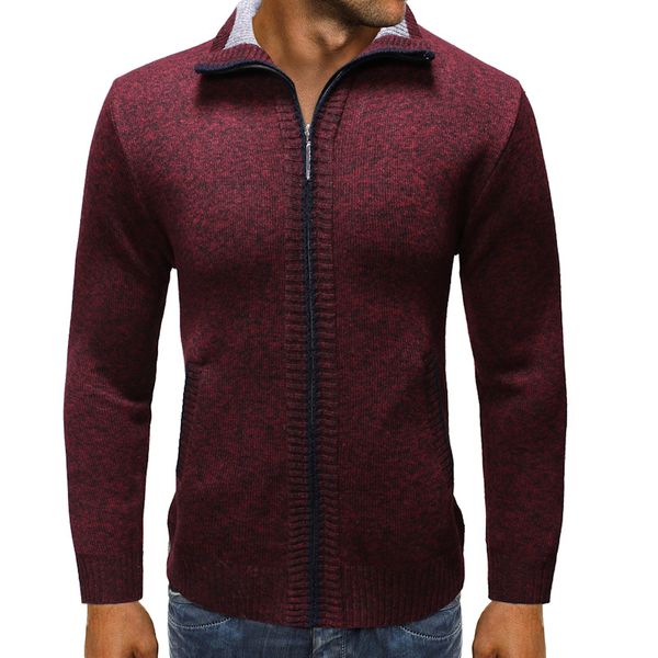 men's knitted cotton casual jackets wool cardigan autumn winter warm thick mandarin collar zipper slim fit long sleeve sweaters, White;black
men's knitted cotton casual jackets wool cardigan autumn winter warm thick mandarin collar zipper slim fit long sleeve sweaters, White;black