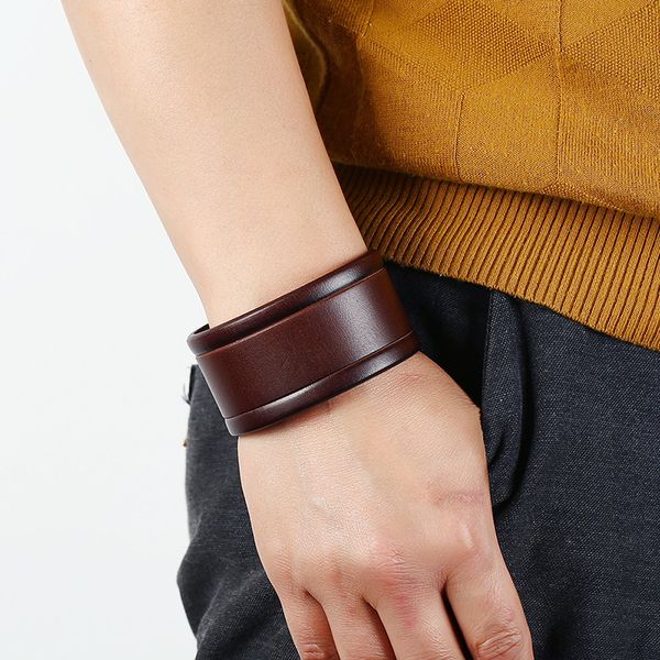 trendy double belt leather wrist friendship big wide bracelet for male female buckle wristband men cuff bracelets punk jewelry, Golden;silver
trendy double belt leather wrist friendship big wide bracelet for male female buckle wristband men cuff bracelets punk jewelry, Golden;silver
