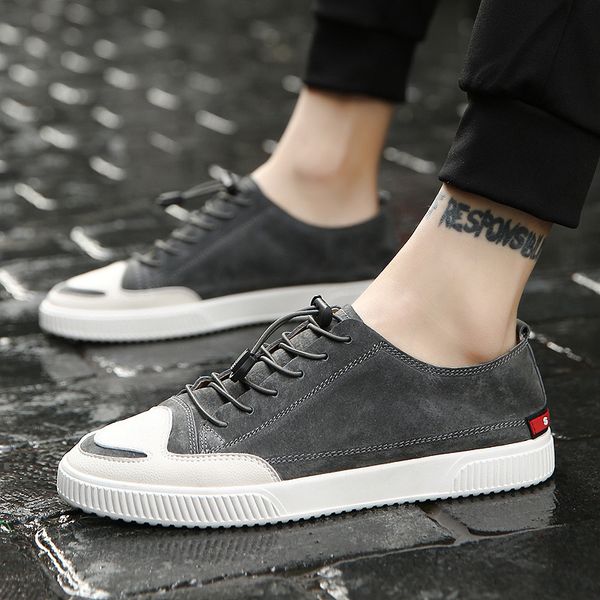 genuine leather sneakers men leather loafers shoes fashion casual shoes for men sneakers shoe zapato hombre, Black
genuine leather sneakers men leather loafers shoes fashion casual shoes for men sneakers shoe zapato hombre, Black