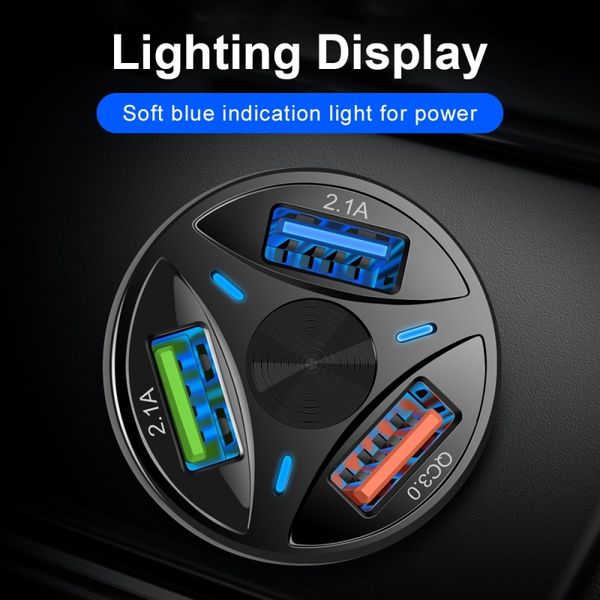 3 ports car charger quick charge fast car cigarette lighter usb charger interior accessories
3 ports car charger quick charge fast car cigarette lighter usb charger interior accessories