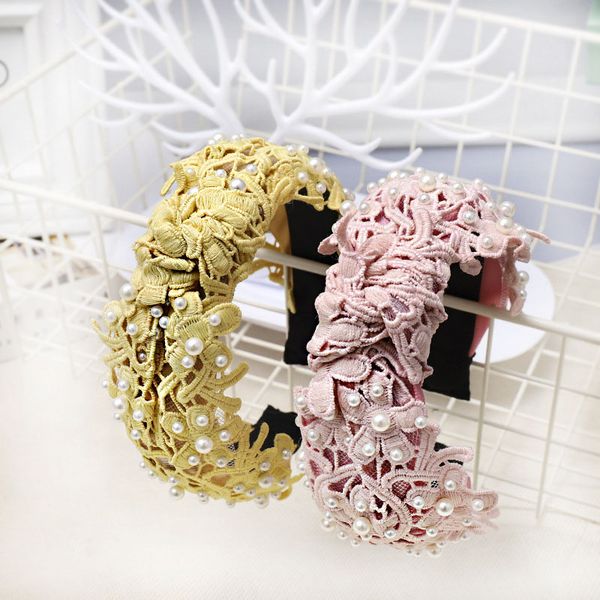 hair accessories vintage flower lace with pearl knotted hairband knot headband jewelry
hair accessories vintage flower lace with pearl knotted hairband knot headband jewelry