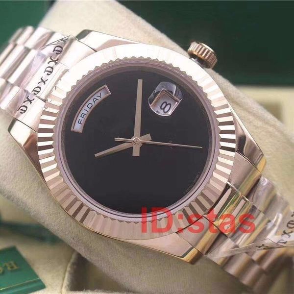 luxury mens watches automatic 36mm day date watch glide smooth black face mechanics men's watches original 18k gold stainless steel cla, Slivery;brown
luxury mens watches automatic 36mm day date watch glide smooth black face mechanics men's watches original 18k gold stainless steel cla, Slivery;brown