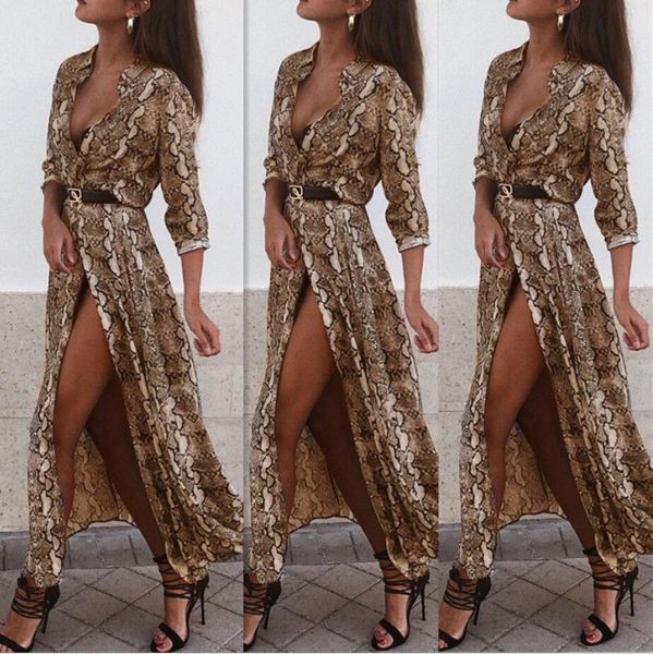 2019 women dresses long sleeve dress spring and autumn and elegant dresses leopard print long sleeve dress shirt collar skirt, Black;gray
2019 women dresses long sleeve dress spring and autumn and elegant dresses leopard print long sleeve dress shirt collar skirt, Black;gray