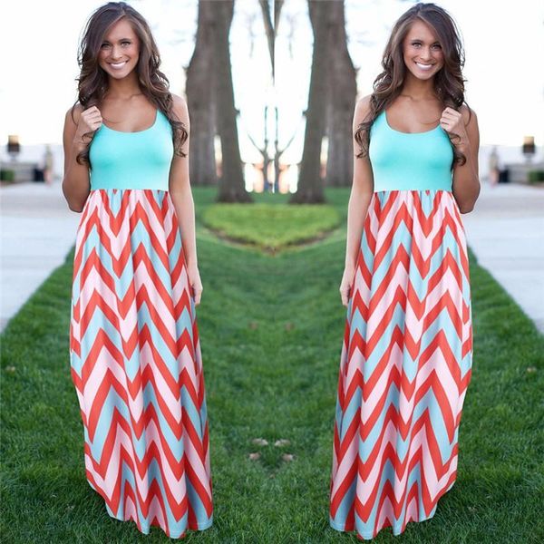 new women summer beach boho maxi dress brand striped print long dresses feminine plus size casual, Black;gray
new women summer beach boho maxi dress brand striped print long dresses feminine plus size casual, Black;gray