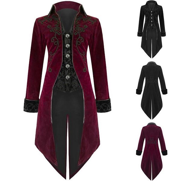 adisputent swallowtail stage long jacket gothic steampunk lapel outwear cos lapel swallowtail stage costume male mens coat, Tan;black
adisputent swallowtail stage long jacket gothic steampunk lapel outwear cos lapel swallowtail stage costume male mens coat, Tan;black