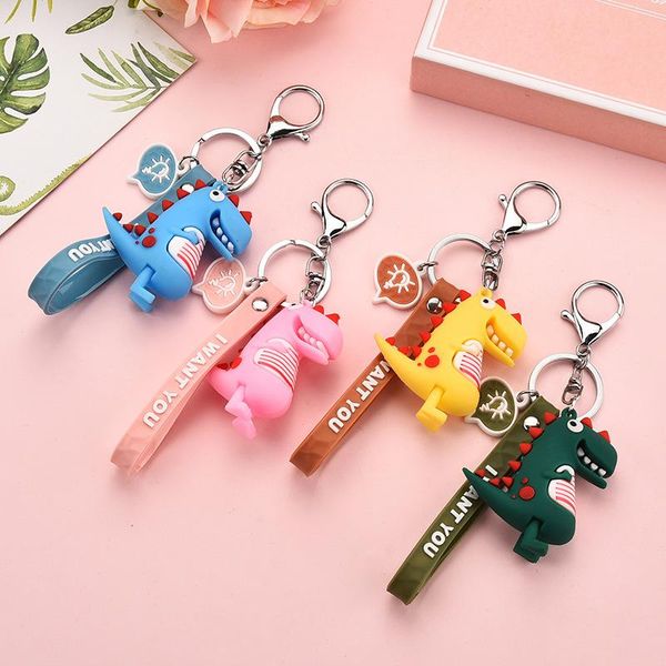 2019 new arrival creative keychain pvc dijiao cartoon dinasour fashion multi colors cute bag accessories faimly gift with ent, Silver
2019 new arrival creative keychain pvc dijiao cartoon dinasour fashion multi colors cute bag accessories faimly gift with ent, Silver