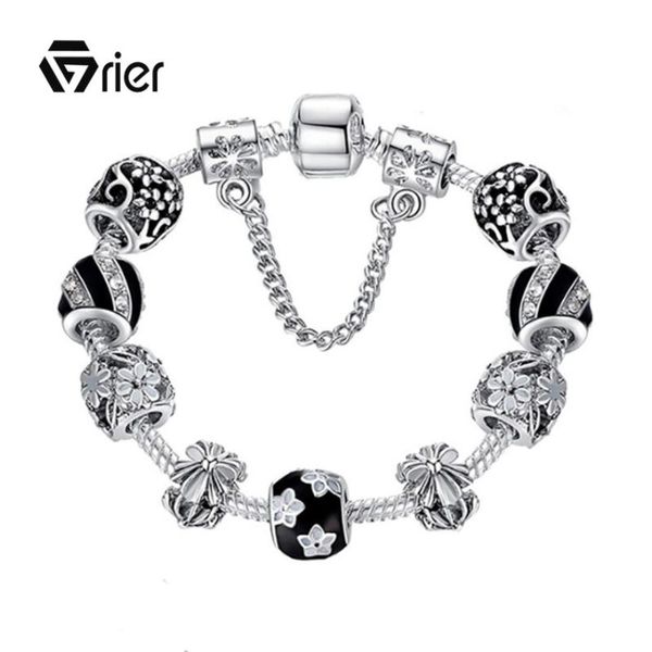 grier silver charm black bracelet bangle silver 925 with chrysanthemum for women wedding vintage girl jewelry, Golden;silver
grier silver charm black bracelet bangle silver 925 with chrysanthemum for women wedding vintage girl jewelry, Golden;silver