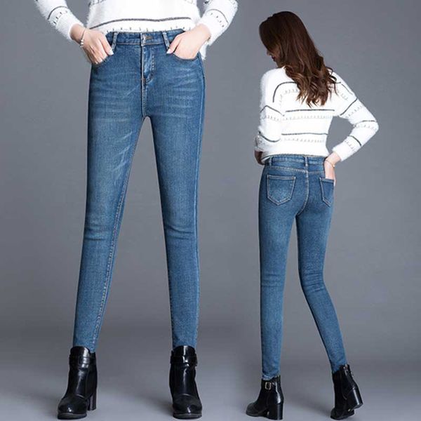 winter blue stretch jeans female korean tight pencil pants 2019 autumn wild slim feet pants stretch warm large size women jeans
winter blue stretch jeans female korean tight pencil pants 2019 autumn wild slim feet pants stretch warm large size women jeans