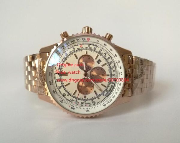 factory supplier wristwatches 44mm rose gold quartz chronograph white dial stainless steel mens men's watch watche, Slivery;brown
factory supplier wristwatches 44mm rose gold quartz chronograph white dial stainless steel mens men's watch watche, Slivery;brown
