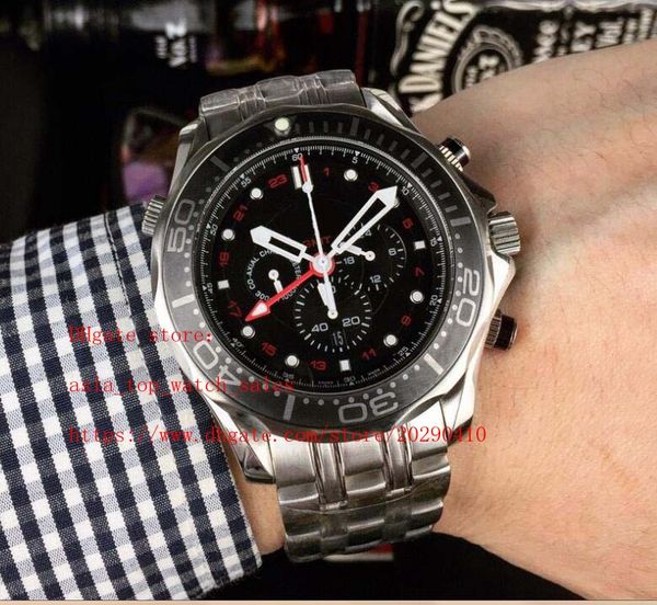 2019 version 2 style gmt ceramic bezel 40mm japanese multifunctional quartz movement 316 l steel mens watch, Slivery;brown
2019 version 2 style gmt ceramic bezel 40mm japanese multifunctional quartz movement 316 l steel mens watch, Slivery;brown
