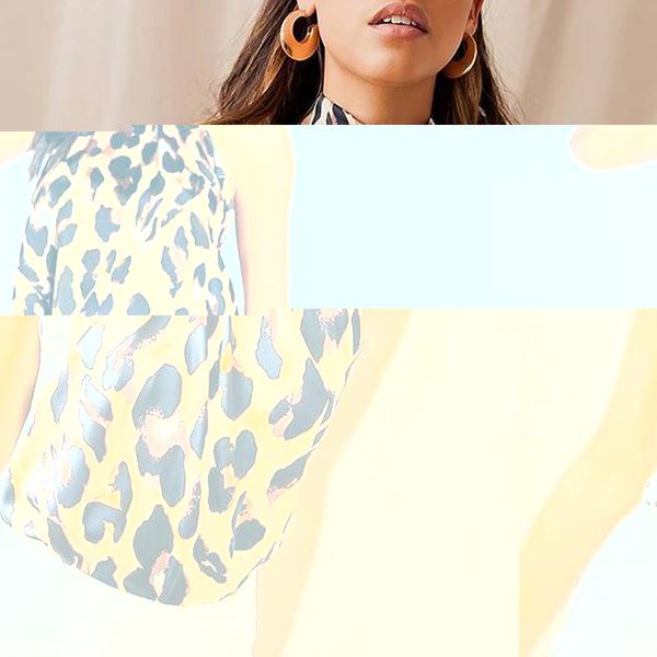 women blouses leopard print ladies shirts and halter blouse sleeveless womens clothing summer female blouses, White
women blouses leopard print ladies shirts and halter blouse sleeveless womens clothing summer female blouses, White