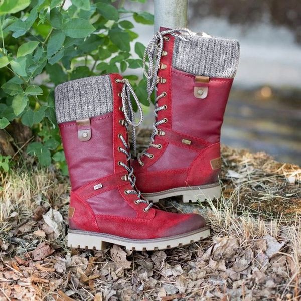 dropshipping winter boots women basic women mid-calf boots round toe zip platform decor female shoes warm lace up shoes, Black
dropshipping winter boots women basic women mid-calf boots round toe zip platform decor female shoes warm lace up shoes, Black