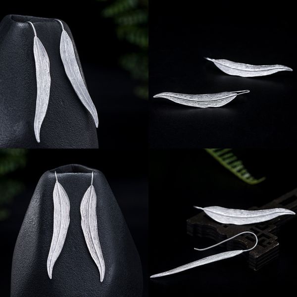 925 wire drawing salix leaf form long ear hook woman fund literature aestheticism earrings china wind s tremella decorate piercing, Golden
925 wire drawing salix leaf form long ear hook woman fund literature aestheticism earrings china wind s tremella decorate piercing, Golden