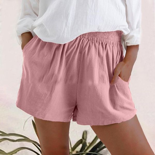women's shorts women summer beach clothing fashion casual midi elastic waist pocket loose breathable lady holiday, White;black
women's shorts women summer beach clothing fashion casual midi elastic waist pocket loose breathable lady holiday, White;black