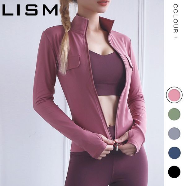 women's long sleeve sports yoga jacket autumn winter running sports fitness coat mesh stitching jacket girls yoga coat, Black;red
women's long sleeve sports yoga jacket autumn winter running sports fitness coat mesh stitching jacket girls yoga coat, Black;red