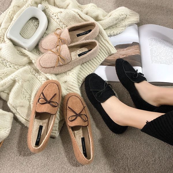 moccasin shoes shallow mouth round toe 2019 fashion women's slip-on elegant soft casual female sneakers loafers fur moccasins, Black
moccasin shoes shallow mouth round toe 2019 fashion women's slip-on elegant soft casual female sneakers loafers fur moccasins, Black