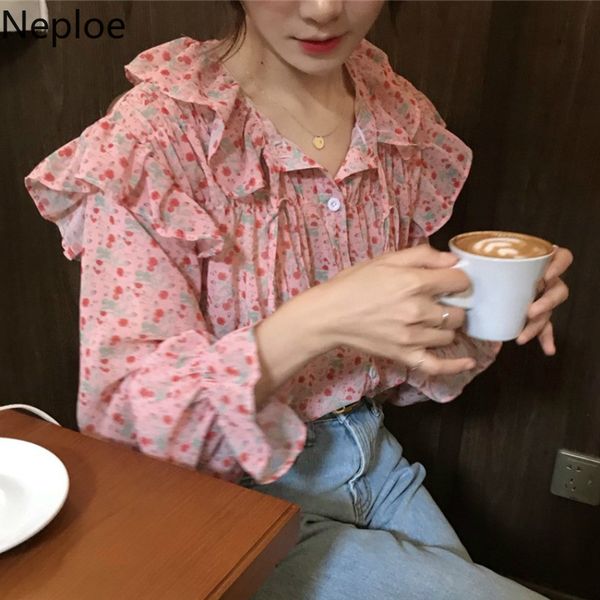 neploe vintage floral women blouses 2020 spring korean causal blusas long sleeve ruffle patchwork o-neck sweet shirts 58988, White
neploe vintage floral women blouses 2020 spring korean causal blusas long sleeve ruffle patchwork o-neck sweet shirts 58988, White