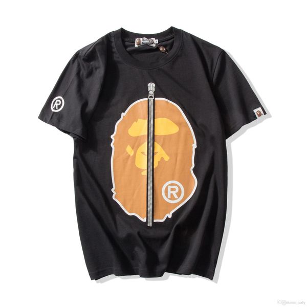 2019 new fashion ape tshirts zipper cartoon printed a bathing cotton t-shirt breathable soft casual short sleeve loose aape men designers, White
2019 new fashion ape tshirts zipper cartoon printed a bathing cotton t-shirt breathable soft casual short sleeve loose aape men designers, White