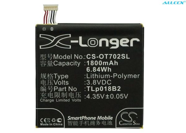 cameron sino высококачественная батарея tlp018b2 для tcl / alcatel one touch ot-7024,6030,6030 d, 7024n, 7025,7025 d, p600,p606,p606t,s820
cameron sino высококачественная батарея tlp018b2 для tcl / alcatel one touch ot-7024,6030,6030 d, 7024n, 7025,7025 d, p600,p606,p606t,s820