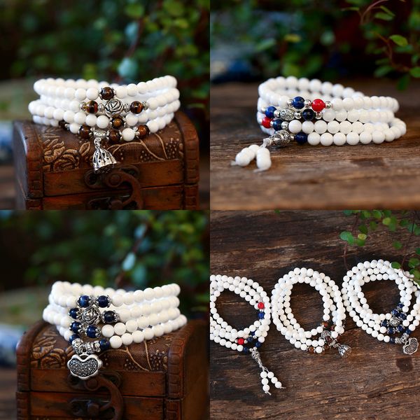 108 natural plain water crystal a beads bracelet white shell girl student fund crystal hand string jewelry beads jade pearl bracelet, Black
108 natural plain water crystal a beads bracelet white shell girl student fund crystal hand string jewelry beads jade pearl bracelet, Black