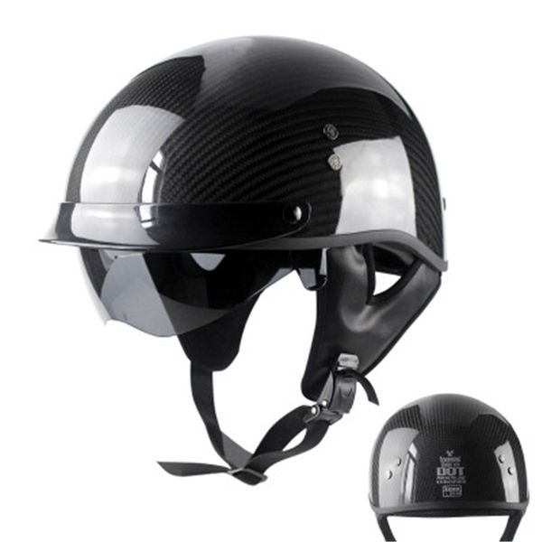 carbon fiber 1piece m l xl abs plastic motorcycle helm motorcross capacete half helmet for retro matte bright black
carbon fiber 1piece m l xl abs plastic motorcycle helm motorcross capacete half helmet for retro matte bright black