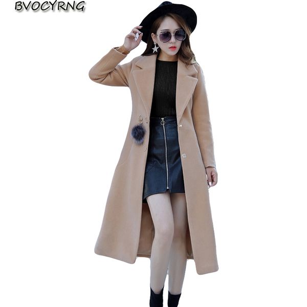 long woolen coat 2018 autumn and winter large size women windbreaker slim fashion women woolen coat female jacket, Black
long woolen coat 2018 autumn and winter large size women windbreaker slim fashion women woolen coat female jacket, Black